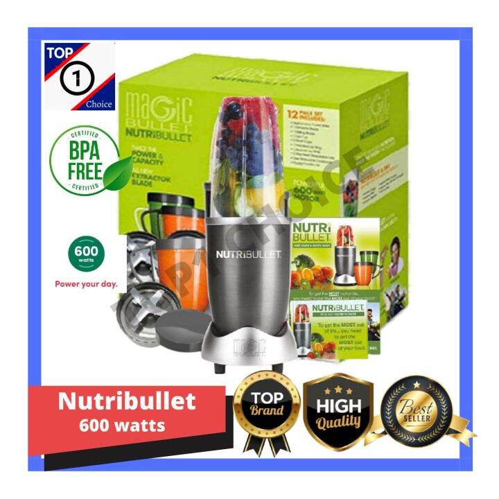 600 WATTS HIGH QUALITY AUTHENTIC NUTRI BULLETs BLENDER FRUIT EXTRACTOR ...