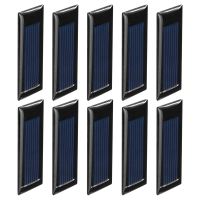 10Pcs Mini Solar Panel New 0.5V 100mA Solar Cells Photovoltaic panels Module Sun Power battery charger DIY 53*18*2.5mm