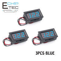 3PCS 0.56 inch mini Red Green Blue LED display panel voltmeter DC 4.5V-30V dual-wire voltmeter Household voltmeter