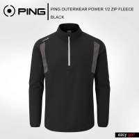 PING POWER 1/2 ZIP FLEECE PING MENS OUTERWEAR เสื้อท๊อปกันลม เสื้อแขนยาว เสื้อกอล์ฟ