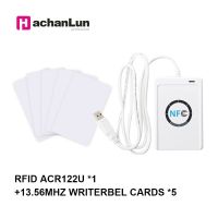 ชุด ACR122U 13.56MHZ NFC รองรับ ISO/IEC18092การ์ดอัจฉริยะเครื่องอ่านการถอดรหัสเครื่องอ่านบัตรผ่าน RFID