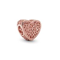 [พร้อมส่ง สินค้าแท้ ?] Pandora Filigree &amp; Beaded Heart Charm