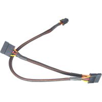 Small 6P to Splitter 15P SATA Power Cable Cord for DELL Vostro 3650 3653 3655 Desktop Computer HDD SSD Power Cable