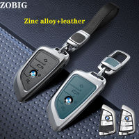 ZOBIG หนังรถยนต์ Key Fob ปกเข้ากันได้กับ BMW 2 5 6 7ชุด X1 X2 X3 X5 X6ที่สำคัญรถกรณีที่สำคัญอุปกรณ์เสริมในรถยนต์