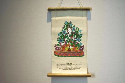 Nepalese plant loka paper Tibetan hand-painted hanging painting