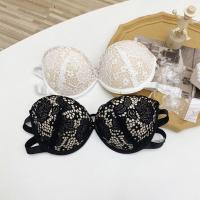 สินค้าพร้อมส่งจากไทย?Angle Bra? (N575) บราเกาะอกลายลูกไม้ ตะขอหลัง ดันทรงหน้าอกชิด