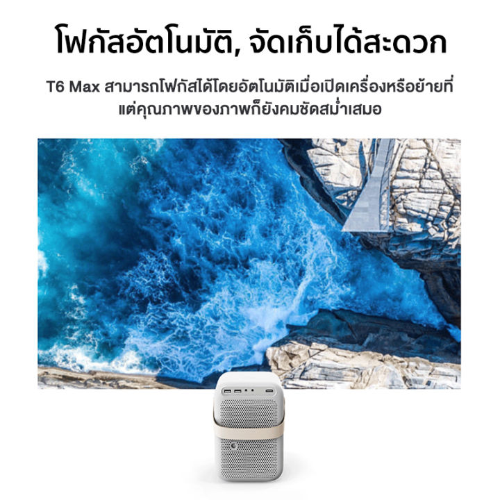 new-wanbo-t6-max-projector-โปรเจคเตอร์-เครื่องฉายโปรเจคเตอ-มินิโปรเจคเตอร์-โปรเจคเตอร์ขนาดเล็ก-โปรเจคเตอร์แบบพกพา