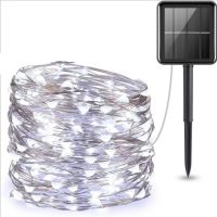 Outdoor Solar String Fairy Lights 10M 20M 30M LED Solar Lamps 100/200/300leds Waterproof Christmas Decoration for Garden Street Outdoor Lighting