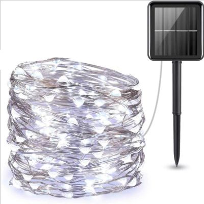 Outdoor Solar String Fairy Lights 10M 20M 30M LED Solar Lamps 100/200/300leds Waterproof Christmas Decoration for Garden Street Bulbs  LEDs HIDs