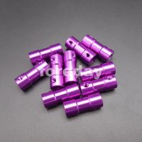 HQ 10PCS Aluminum Purple 2.3- 4mm Shaft Motor Flexible Coupling Coupler L: 25mm dia. 10mm 2Spanners wrench 2.3-4 xFD481X10 2 NEW