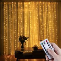 3x1/3x2/3x3m LED Curtain Icicle String Lights Christmas Fairy Lights Garland Outdoor Home for Wedding/Party/Garden Decoration