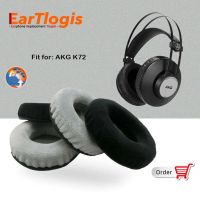 EarTlogis Velvet Replacement Ear Pads for AKG K72 K-72 Headset Parts Earmuff Cover Cushion Cups pillow