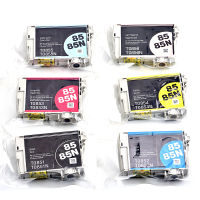 6ชิ้น T0851-T0856ตลับหมึกรีฟิลที่มีชิปถาวรสำหรับ T0851 T0852 T0853 T0854สำหรับ Epson Stylus T60 1390เครื่องพิมพ์