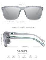 BACURY Original Design แว่นตากันแดด Polarized สำหรับผู้ชายคุณภาพสูง TR90กีฬา Utra Light Sun แว่นตาผู้หญิงแว่นตาอุปกรณ์เสริม