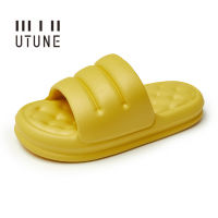 UTUNE Sofa Sandal slides For Women Slippers Super Soft Indoor Shoes Sandals Men EVA Platform 4CM