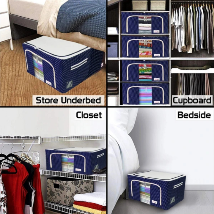 oxford-fabric-foldable-storage-box-with-steel-frame-for-clothes-bed-sheets-blanket-home-office-storage-home-supplies