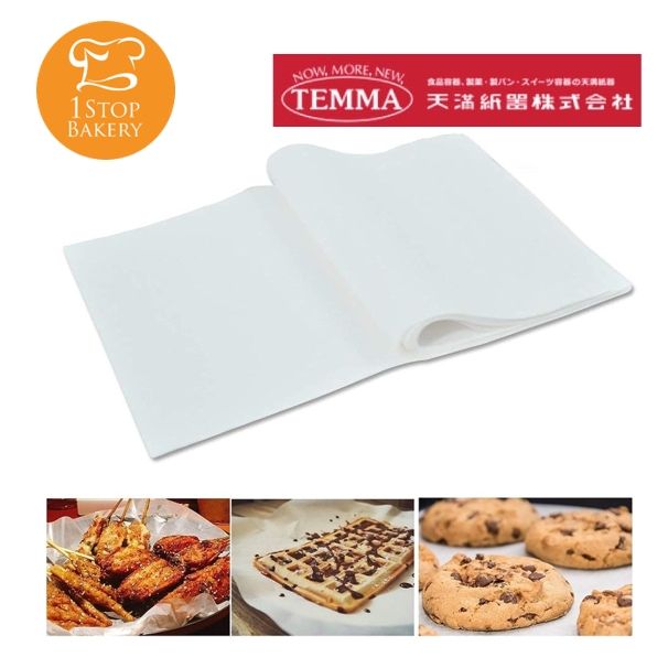 temma-4798027-silicon-greaseproof-parchment-paper-sheet-500-psc-กระดาษรองอบ