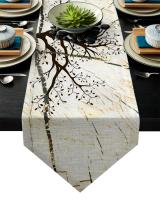 Table Runners Modern Wood Texture Retro Tablecloths Creative Table Runner Party Holiday Table Decoration