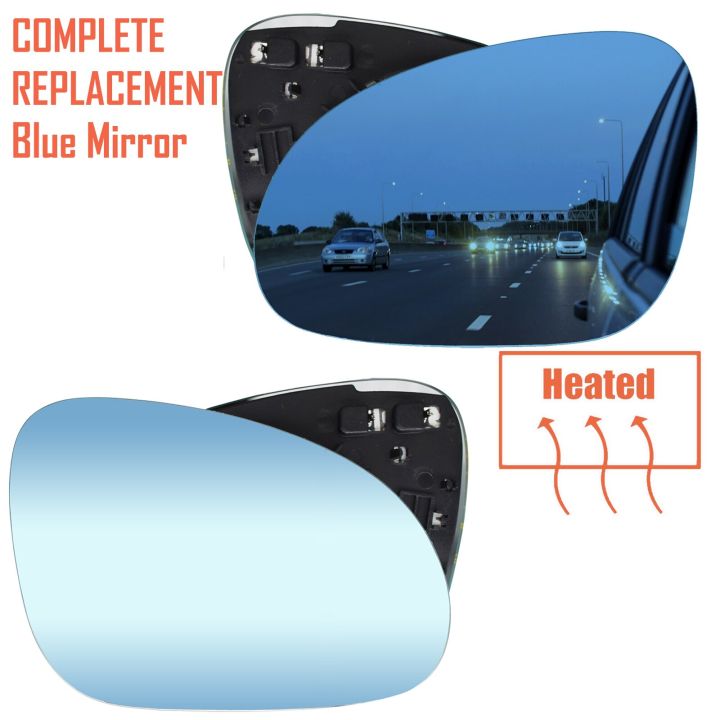 อะไหล่กระจกอุ่นกระจกสีฟ้าสำหรับเปลี่ยน-mk5รถ-vw-golf-5นิ้ว-b6-jetta-passat-3c0857522-3c0857521-2006-2009ด้านขวาซ้าย