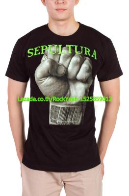เสื้อวง SEPULTURA เสื้อยืด วงดนตรี เซปูล์ตูรา ไซส์ยุโรป RCM1513