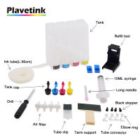 Plavetink ถังหมึก Diy Ciss UnHP 21 22ตลับหมึก XL DeskJet F300 F310 F325 F335 F340 F350 F370 F380 F385ชุด F390 Pencetak