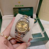 นาฬิกาข้อมือ Rolex Datejust ระบบออโตเมติกกระจกกันรอยเทียบแท้100%กล่องการ์ดครบเซต