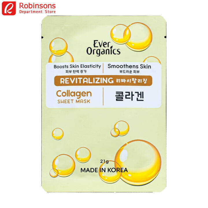Ever Organics Sheet Mask Collagen Lazada PH