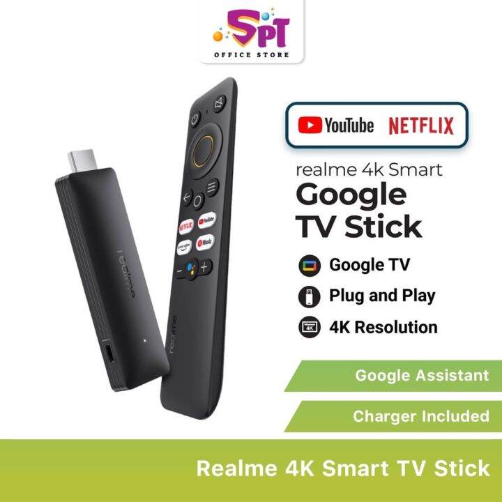Realme smart tv Realme 4K Smart Google TV Stick HDR10 HDMI Chromecast ...
