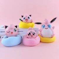 4ชิ้นเซ็ต Pokemon Pikachu Jigglypuff ตุ๊กตานอนพ็อกเก็ตมอนสเตอร์ Pokémon ของเล่นรุ่น Action Figure ของเล่นสำหรับของขวัญเด็ก