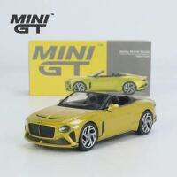 Minigt1:64 Gold Mulliner เปิดประทุนหุ่นอัลลอยหางเสือ406ซ้าย