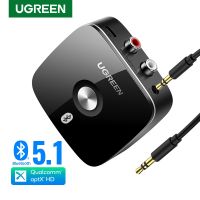 Ugreen อะแดปเตอร์รับสัญญาณเสียงบลูทูธไร้สาย 5.1 พร้อม RCA 3.5 มม. SBC AAC aptX aptX LL