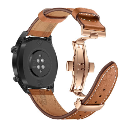 Leather Watch Strap Heat Resistant Waterproof Watch Band Wristband For Fossil Mens Gen 5 Carlyle Womens Gen 5 Julianna