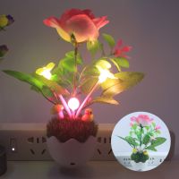 Rose Novelty Night Light US Plug Induction Dream Mushroom Luminaria Lamp 110V-220V Color Mushroom Lamp LED Night Lights Night Lights