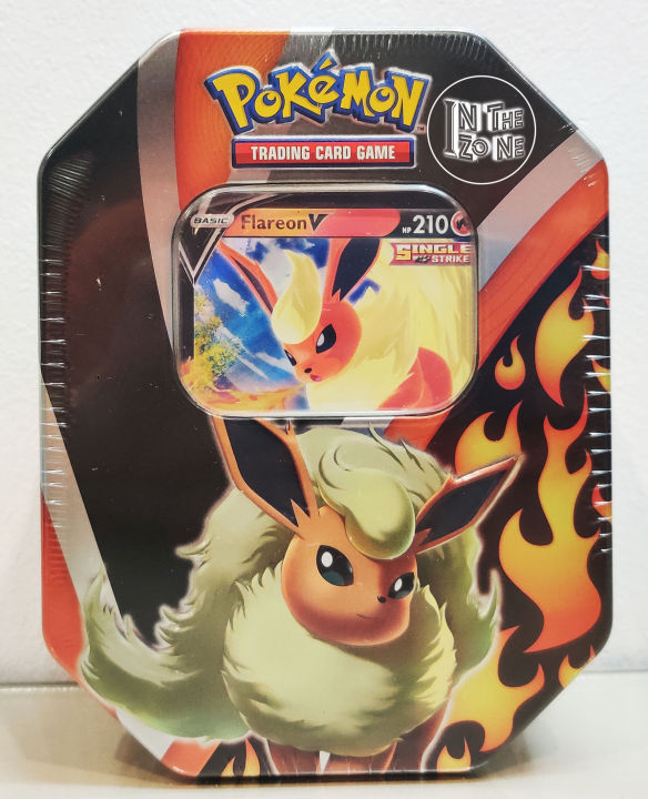 Pokémon TCG: Eevee Evolutions Tin (Flareon V)