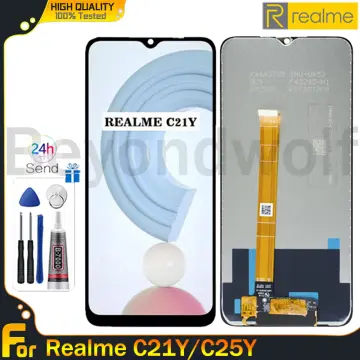 6.5 For Realme C25Y Original LCD Display With Frame Screen Touch
