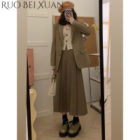 Ruo Bei Xuan เสื้อแจ็คเก็ตคาร์ดิแกนเสื้อกันหนาวแบบถักสำหรับผู้หญิง,ใหม่เสื้อแจ็คเก็ตคาร์ดิแกนปกเล็กสีชานมเสื้อเสื้อกันหนาวแบบสั้นสำหรับฤดูใบไม้ผลิและฤดูใบไม้ร่วง