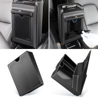 ✺✟ For Tesla Model 3 Model Y 2022 2023 Center Console Armrest Magnetic Hidden Storage Box Organizer Box Car Accessories