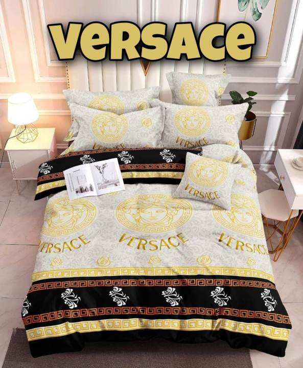 RJO VERSACE CANADIAN COTTON BED SHEET Lazada PH