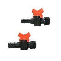 Garden tap male 3/4 to 1/2 3/4 hose water valve 16mm 20mm hose Mini Valve waterstop connectors tap 1pcs