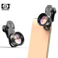 ZZOOI APEXEL 2X Zoom Telescope Lens Telephoto Portrait Cell Phone Camera Lens Kits With Universal Clip CPL Star Filter For Smartphones