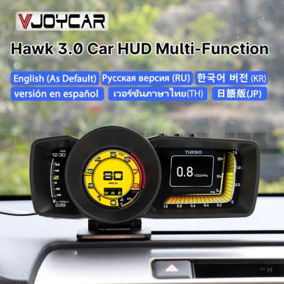 ♀ Vjoy Factory HAWK Car HUD Multi-Function Dashboard Head Up Display OBD2 GPS Auto Gauge Car Electronics Alarm System Turbo Boost