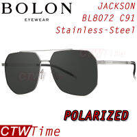 BOLON แว่นกันแดด รุ่น JACKSON BL8072 C91 เลนส์ POLARIZED [Stainless-Steel]