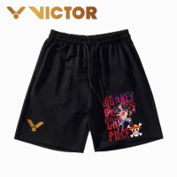 VICTOR 2023ใหม่กางเกงขาสั้นผ้ายืดแบดมินตันสำหรับทั้งหญิงและชายควอเตอร์แบ็คทรงหลวมสำหรับฝึกซ้อมการแข่งขันแห้งเร็ววิ่งระบายอากาศได้ดีดูดซับเหงื่อกางเกงกีฬามืออาชีพ