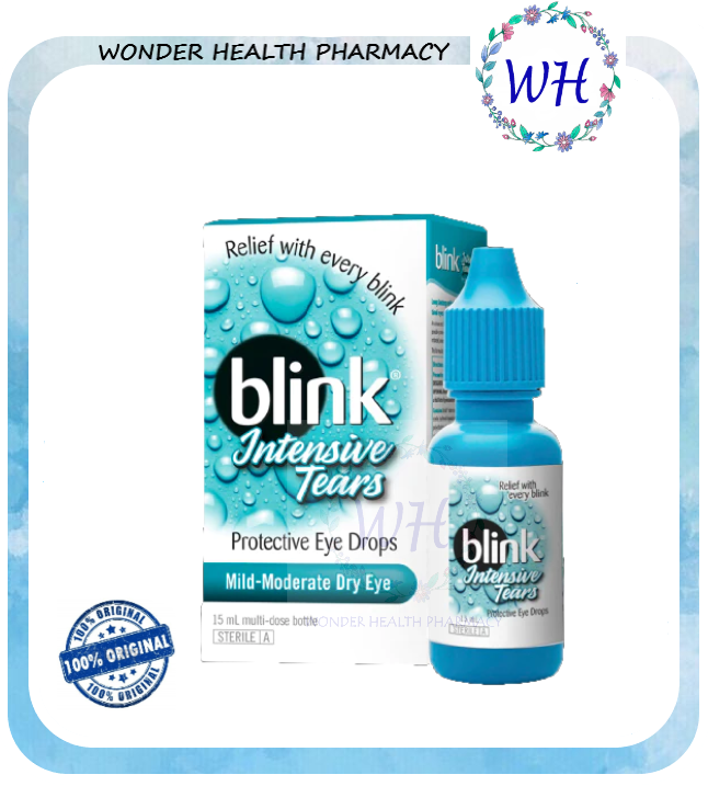 BLINK INTENSIVE TEARS EYE DROPS 15ML | Lazada