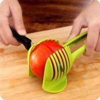 1pc Tomato Slicer Fruits Cutter Stand Utensilios De Cozinha Assistant Lounged Tomato Lemon Shreadders Slicer Random Color Graters  Peelers Slicers