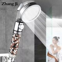 ZhangJi 3-Function Shower with Stop high Pressure Filter Saving