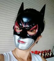 (1 อัน cat) woman mask หน้ากากแคทวูแมน หน้ากากนางแมว หน้ากาก นางแมว ยั่วสวาท เซ็กซี่ หน้ากากพลาสติก ซุปเปอร์ฮีโร่ ซุปเปอร์ ฮีโร่ คอสเพล การ์ตูน