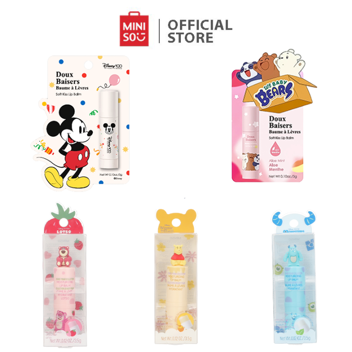 MINISO Disney Collection Lip Balm (100 celebration/Lotso/Winnie the