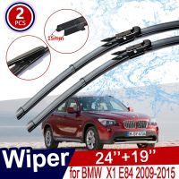 ไม้เช็ดรถใบมีดสำหรับ BMW X1 E84 2009-2015กระจกหน้าที่ปัดน้ำฝนสติ๊กเกอร์ตกแต่งรถยนต์2010 2011 2012 2013 2014