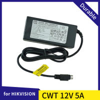 เครื่องชาร์จ5A CWT 12V ของแท้ KPL-060F-VI อะแดปเตอร์60W สำหรับ HIKVISION 7808HW แสดงผล7816HW